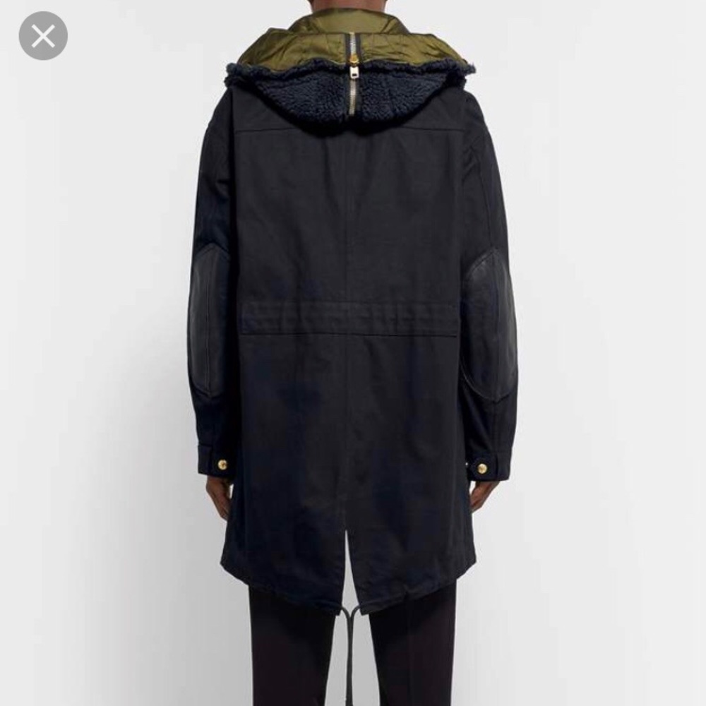 Brand New: Coach Faux Shearling Twill Jacket - Picture 4 of 10